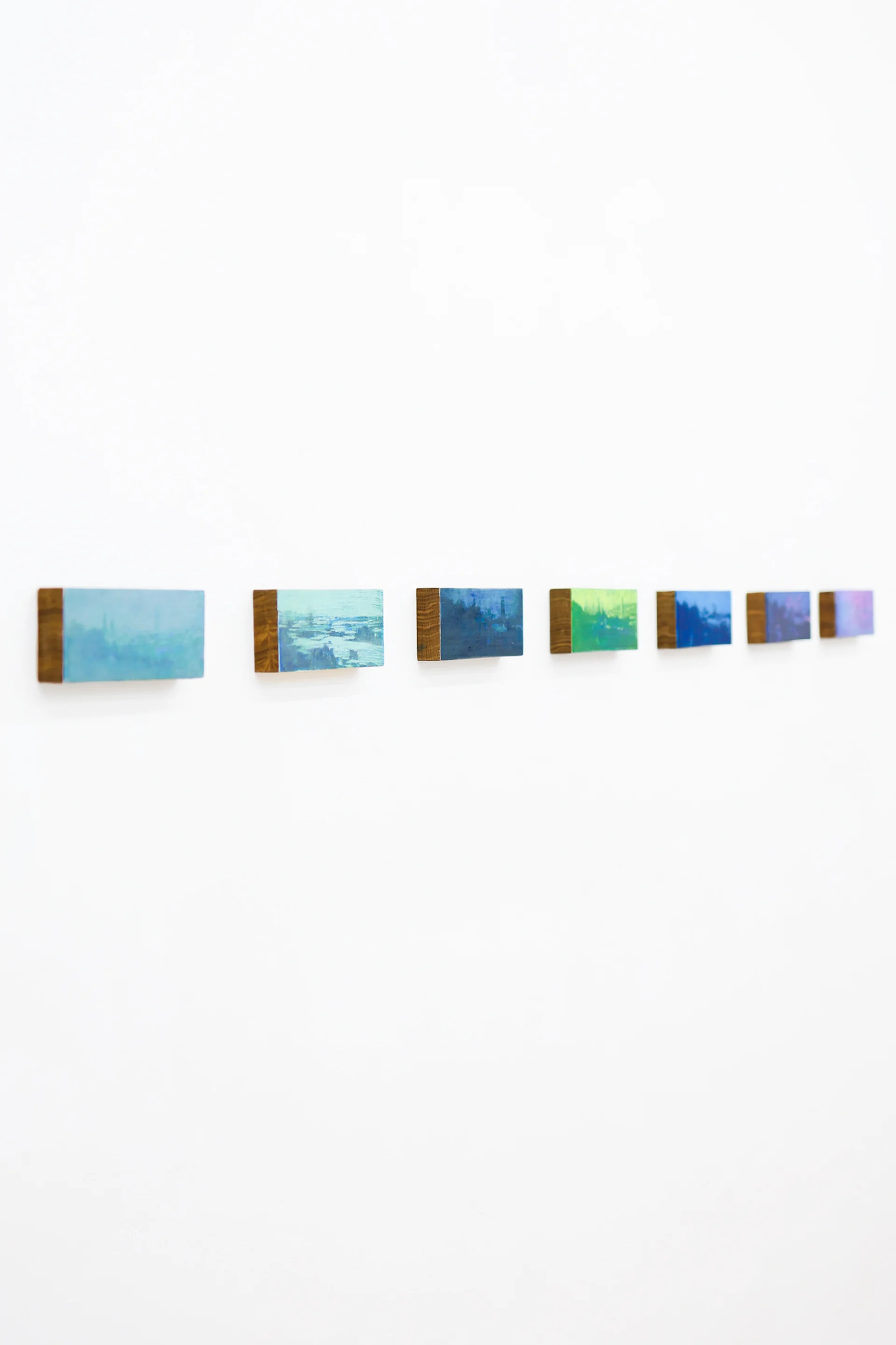 Installation view. Mtatsminda Turn 10 shown installed on a white gallery wall.