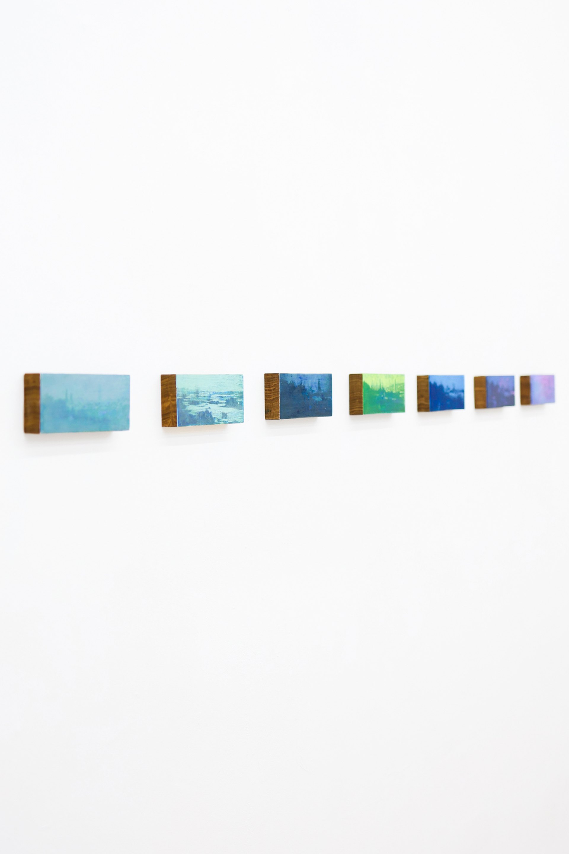 Installation view. Mtatsminda Turn 11 shown installed on a white gallery wall.