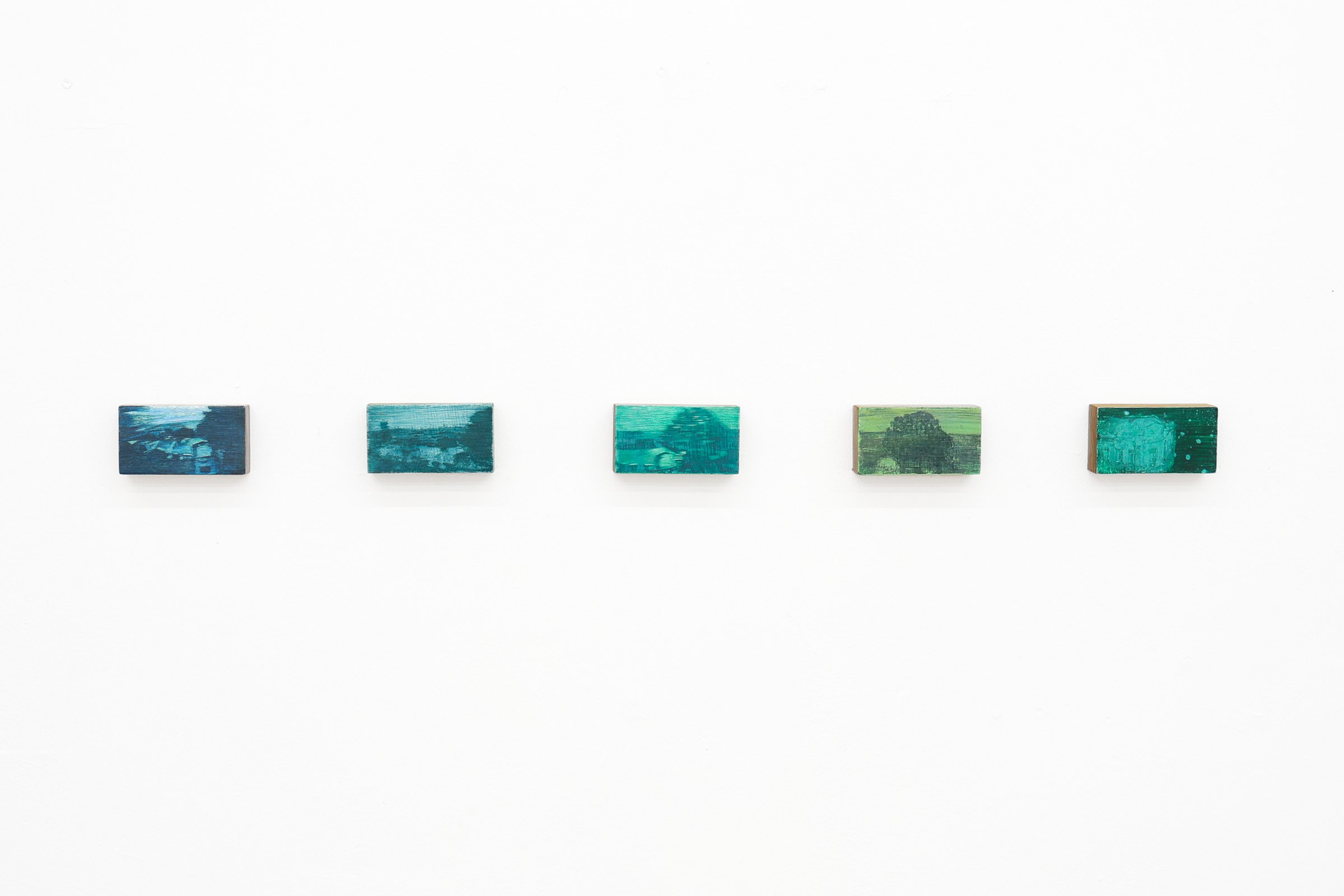 Installation view. Mtatsminda Turn 5 shown installed on a white gallery wall.