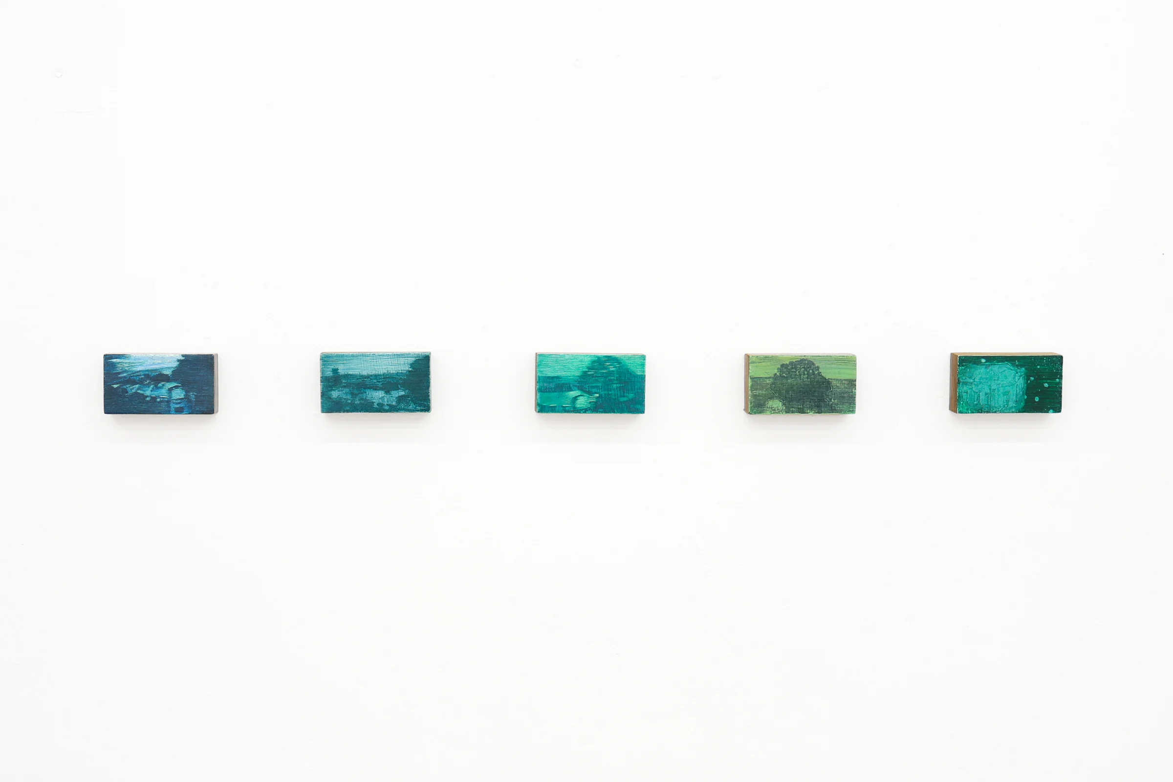 Installation view. Mtatsminda Turn 5 shown installed on a white gallery wall.