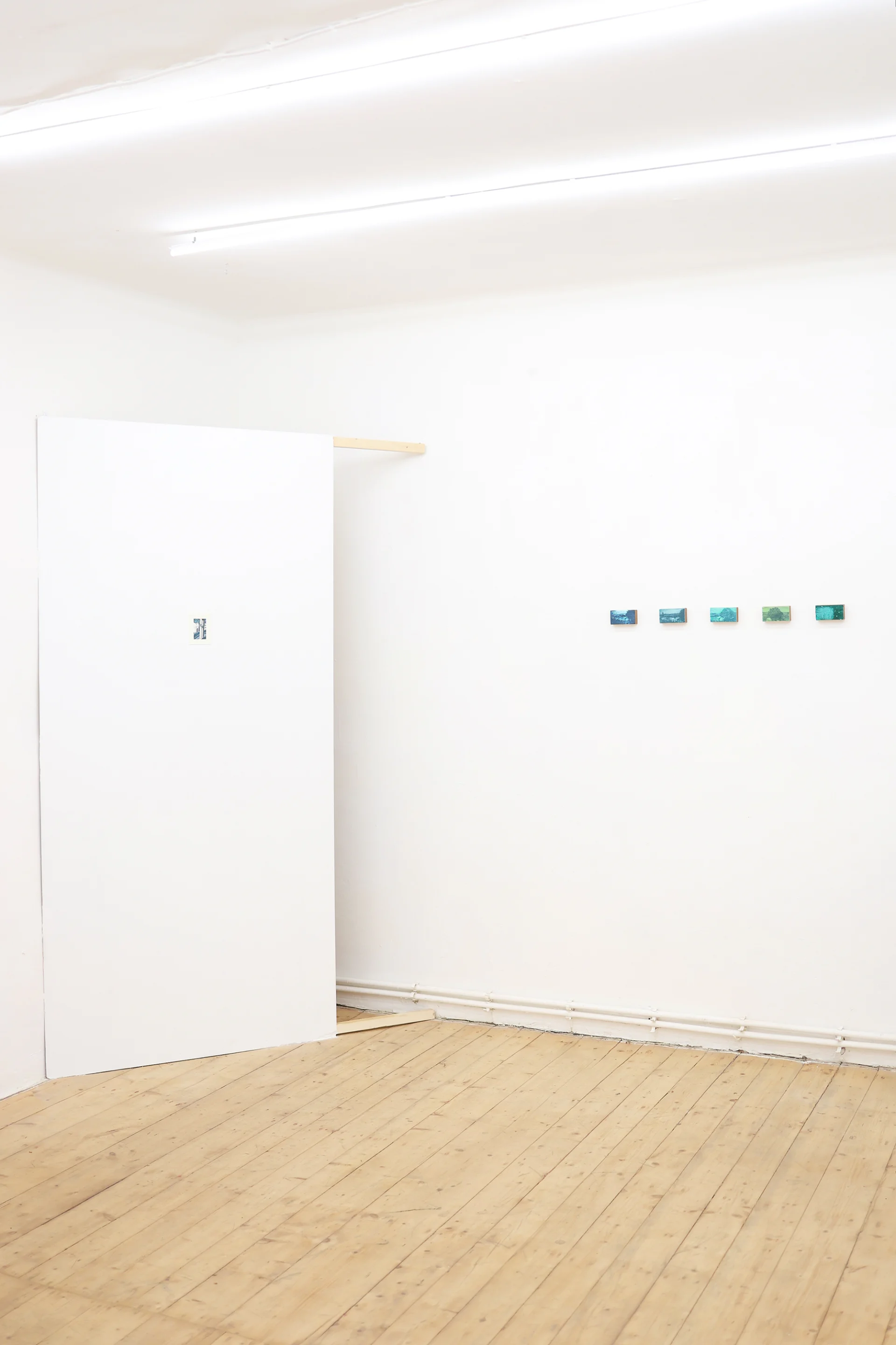 Installation view. Mtatsminda Turn 6 shown installed on a white gallery wall.